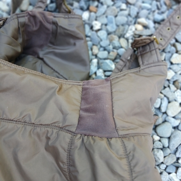 Gerry Nylon Ski Snow Pants Bib Overalls Mens XLarge Brown - Picture 10 of 15